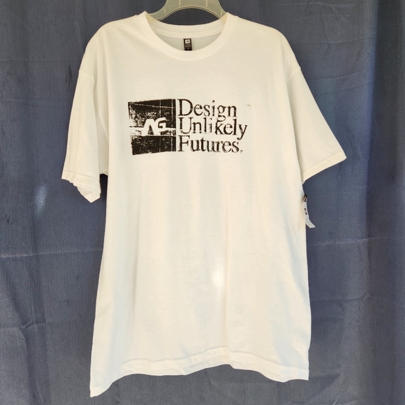 AG White Tee with Black Graphic - Picture 2 of 10